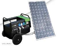 Fahrbarer Solar Generator